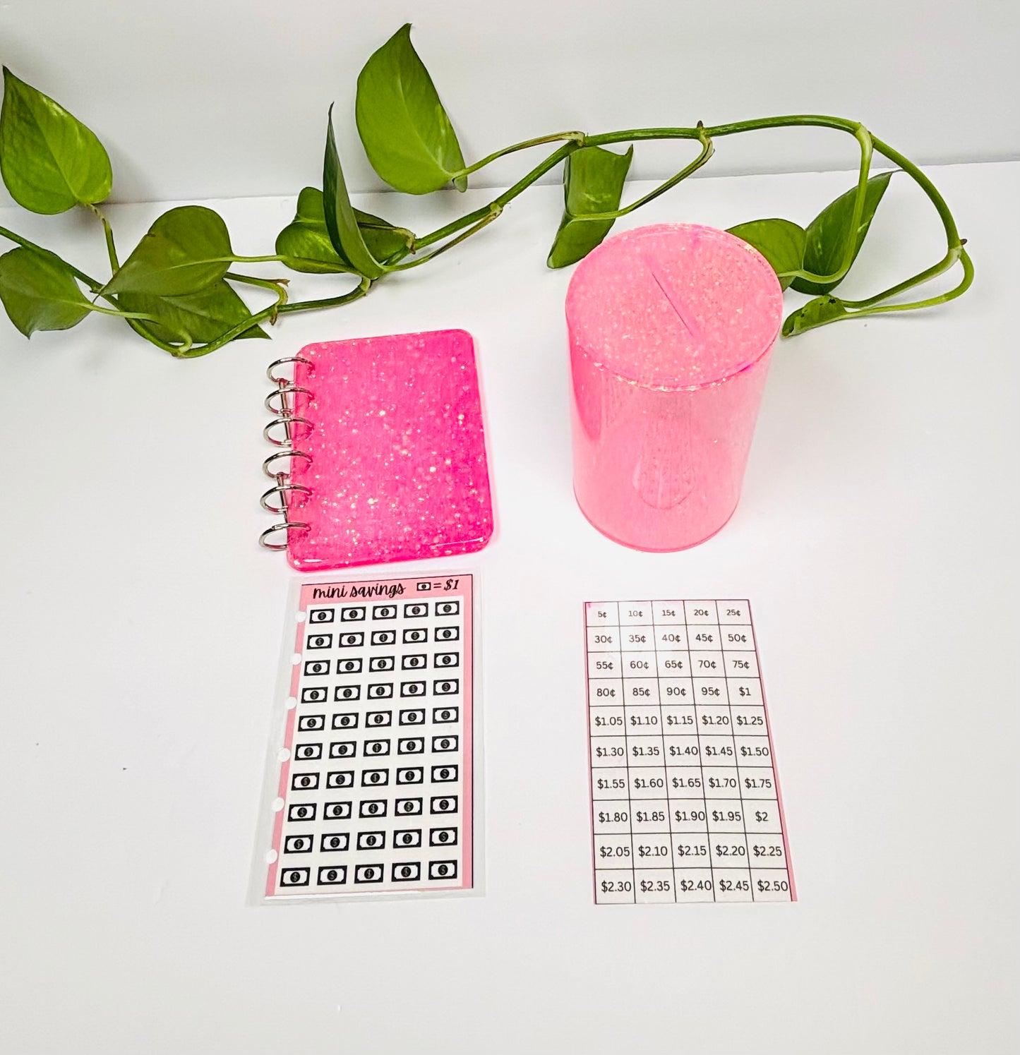 Mini Saving Binder & Coin Jar Bundle