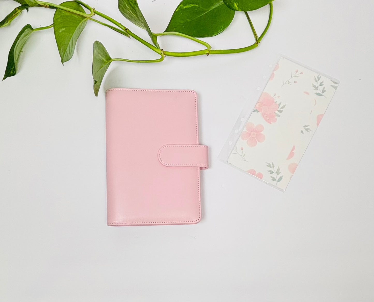 A6 PU Leather Budget Binder Wallet