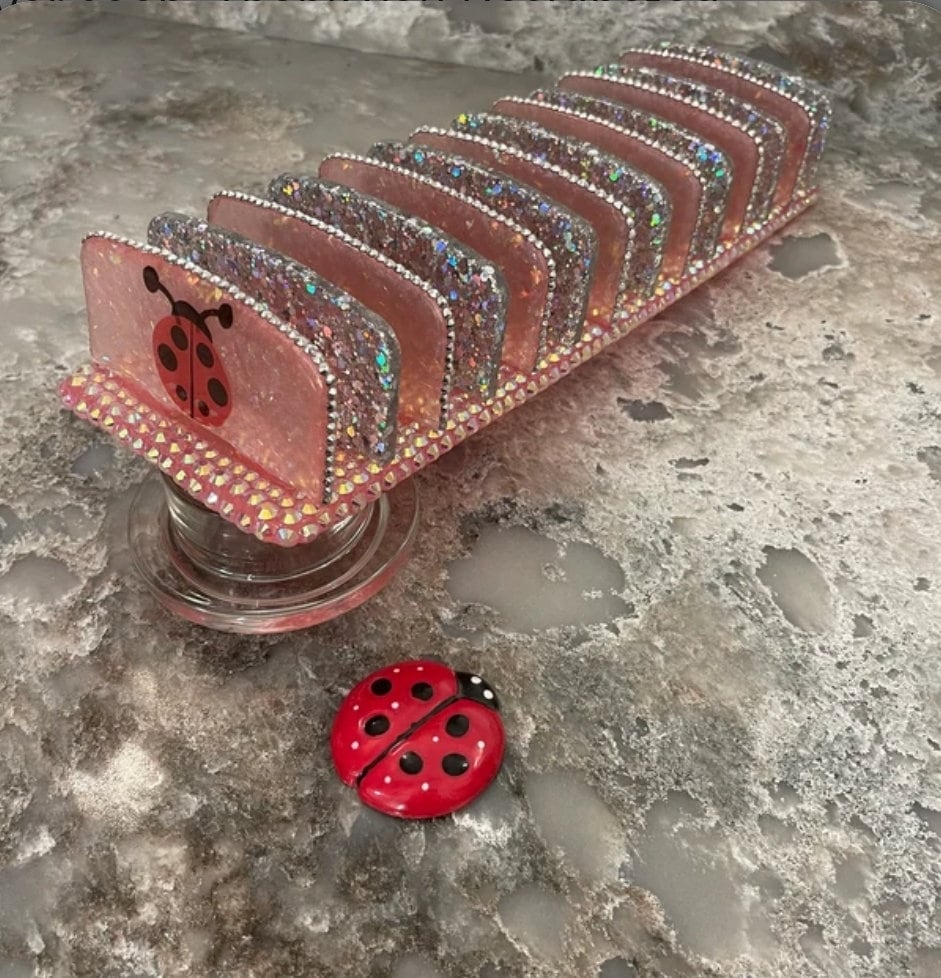 Create your own Cash Tray, Money Tray, Cash Envelope Stuffing, Glitter Cash Tray