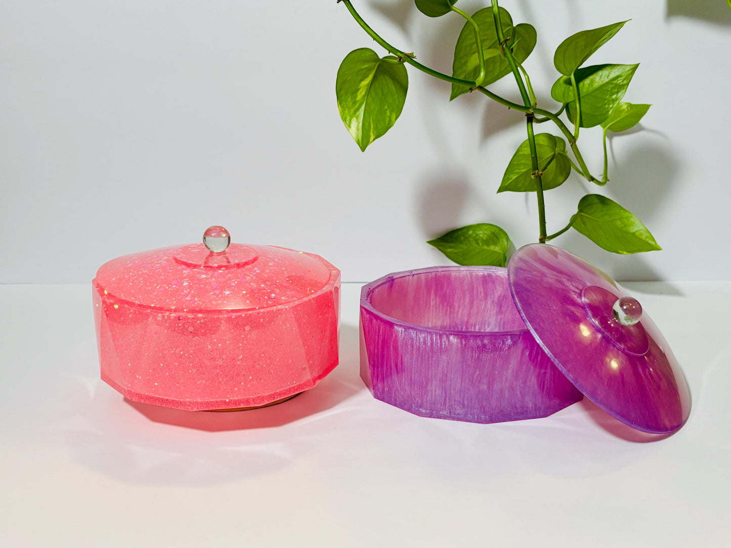 Custom Color Round Box, Savings Box, Piggy Bank, Cash Envelope, Cash Savings, Custom Color Glitter Round Box