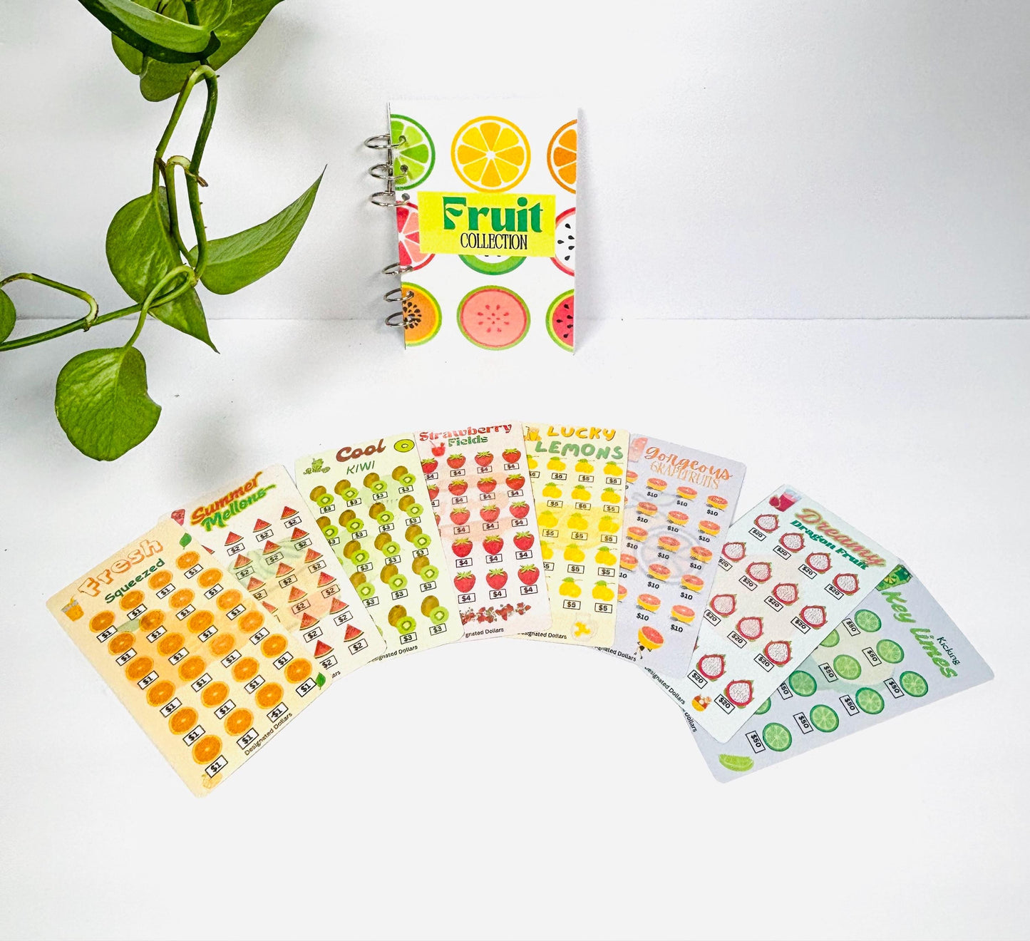 Fruit Collection Savings Challenge, Fruit Savings, Savings challenge