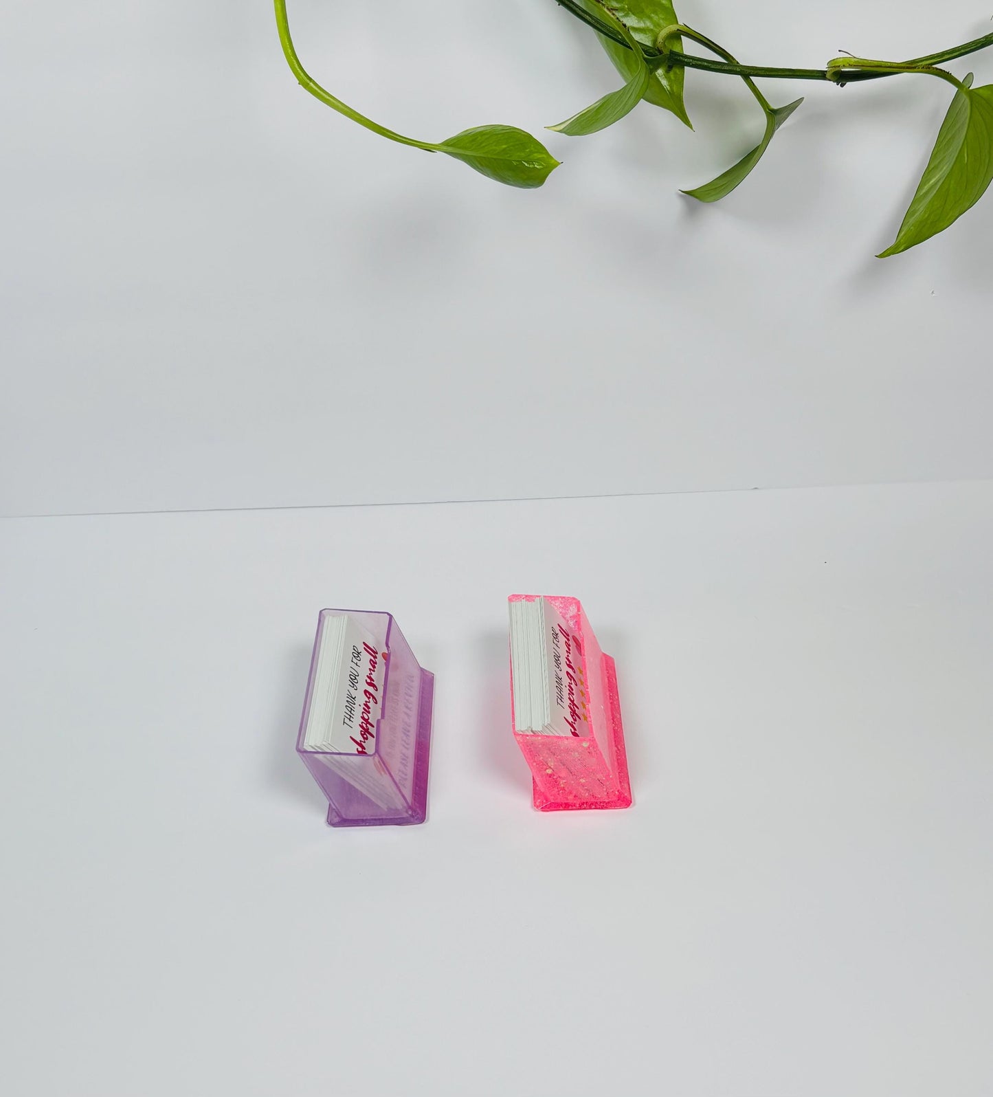 Custom Card Holder, Custom Glitter Card Holder, Business card holder