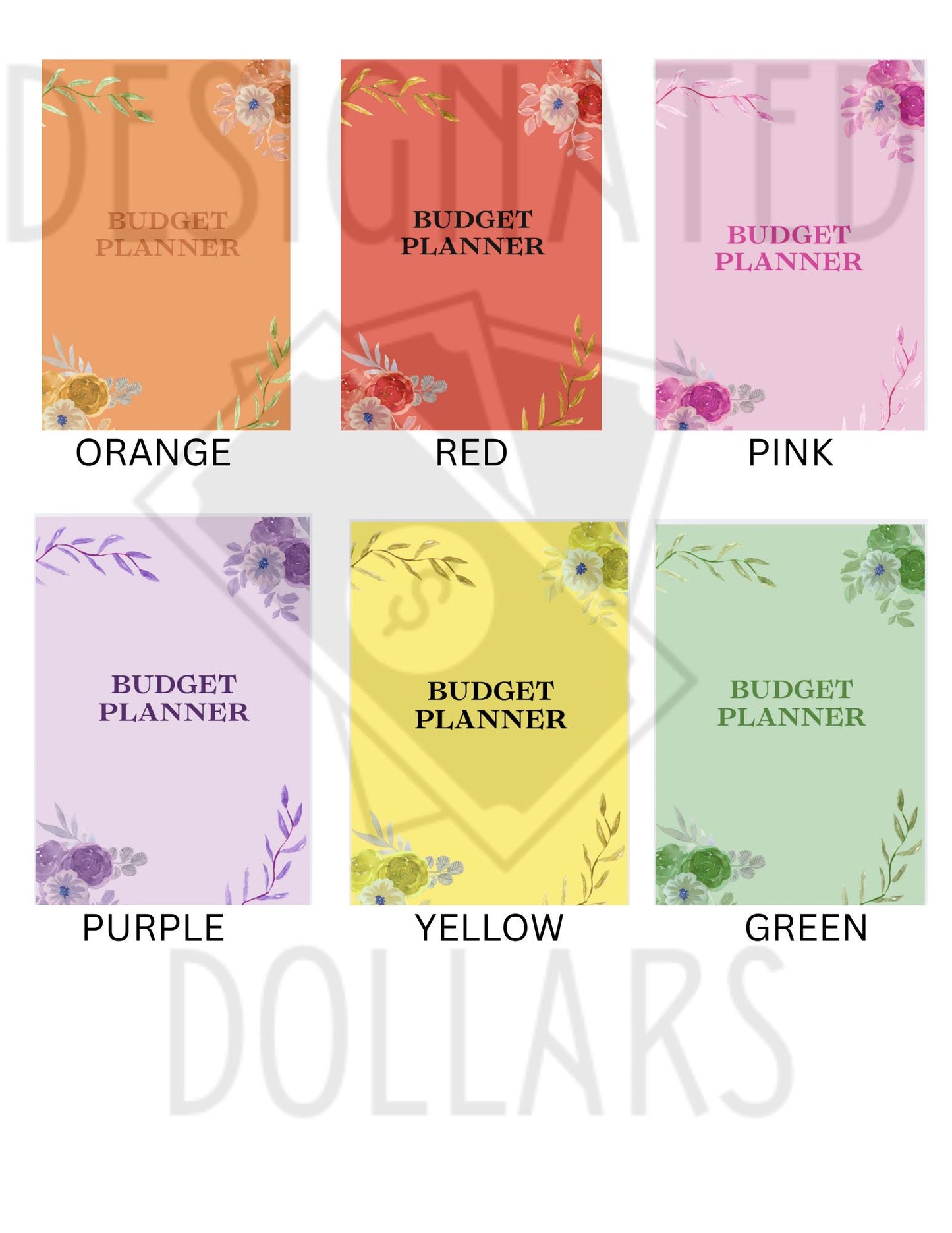Handmade Resin Budget Planner Binder – Solid or Glitter | Cash Envelope Binder | A5 Budget Planner | Budgeting Organizer