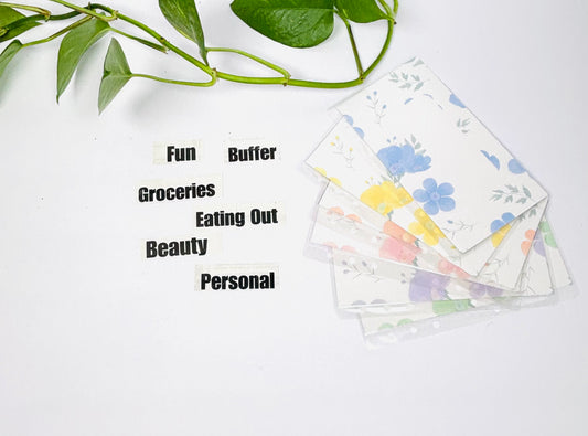 Cash Envelope Sticker Labels