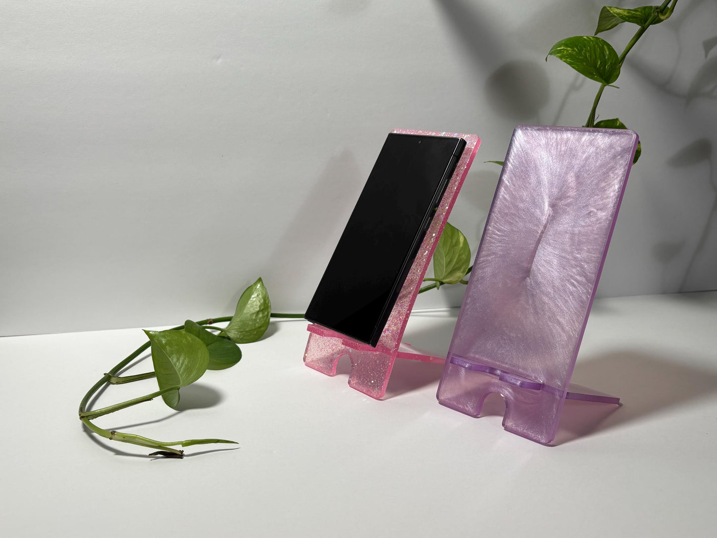 Custom Color Phone Holder, Custom Color Glitter Phone Holder