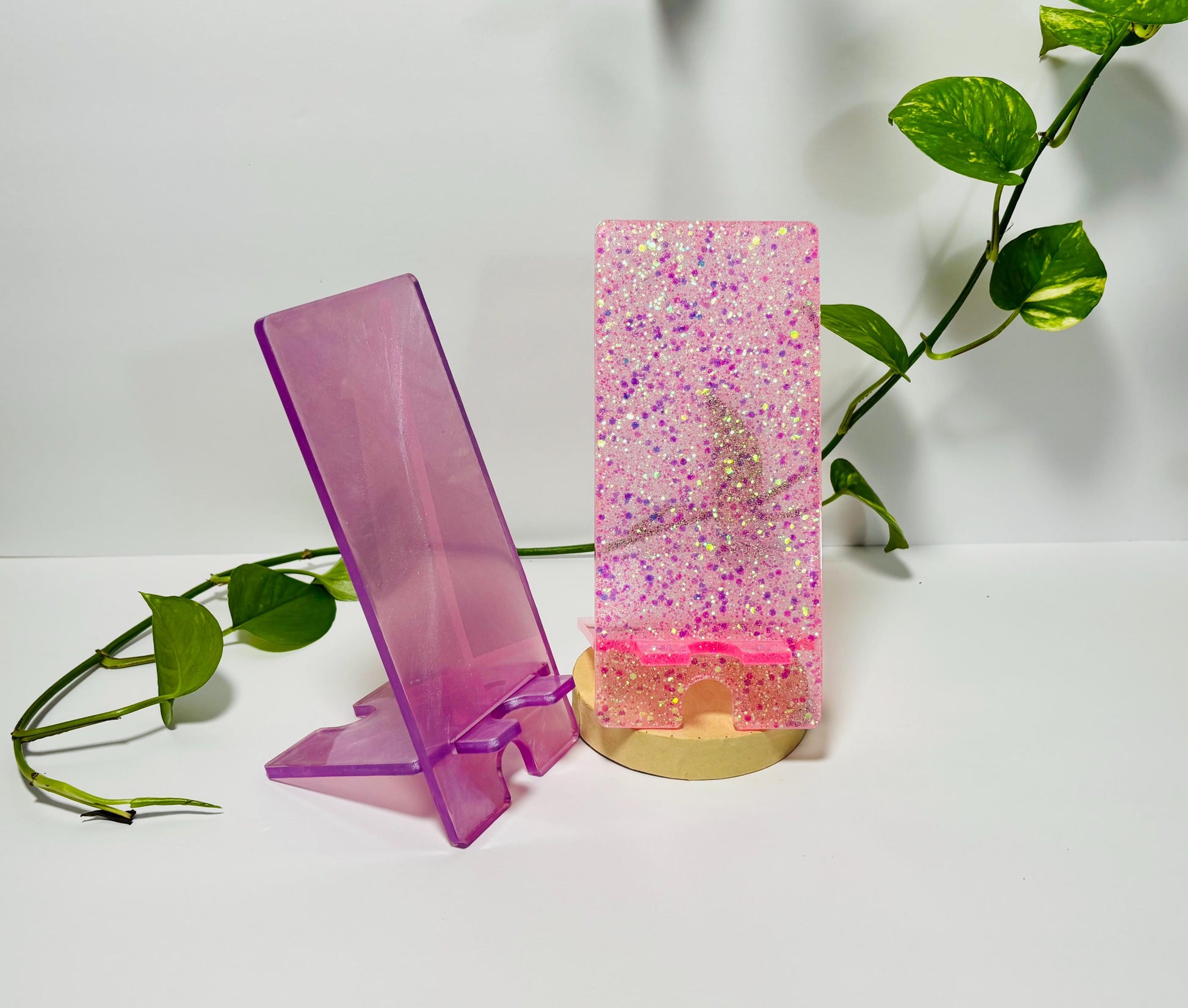 Custom Color Phone Holder, Custom Color Glitter Phone Holder