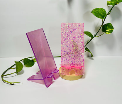 Custom Color Phone Holder, Custom Color Glitter Phone Holder