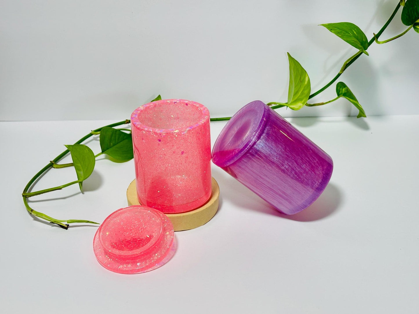 Custom Color Jar, Custom Color Glitter Jar, Pen Holder, Glitter Pen Holder, Custom Coin Jar, Glitter Coin Jar
