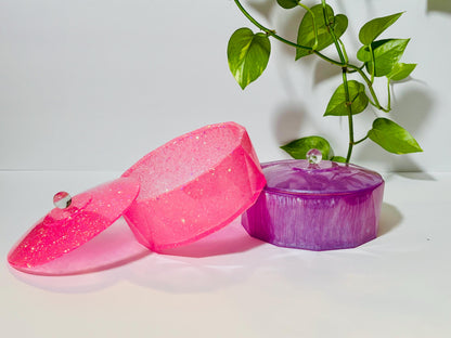 Custom Color Round Box, Savings Box, Piggy Bank, Cash Envelope, Cash Savings, Custom Color Glitter Round Box
