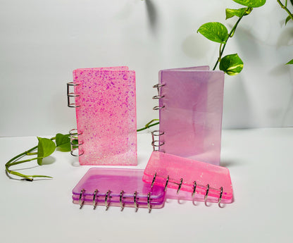 Handmade Custom Color Resin Budget Binder – Solid or Glitter | Cash Envelope Binder | A6 Budget Planner | Cash Stuffing Binder | Budgeting Organizer