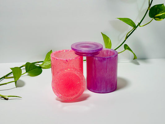 Custom Color Jar, Custom Color Glitter Jar, Pen Holder, Glitter Pen Holder, Custom Coin Jar, Glitter Coin Jar