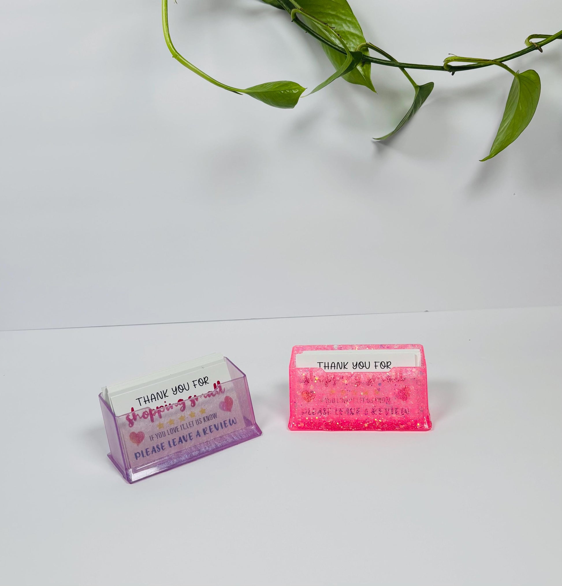 Custom Card Holder, Custom Glitter Card Holder, Business card holder