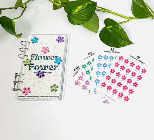 Flower Power Savings Challenge, Flower Savings, Savings challenge