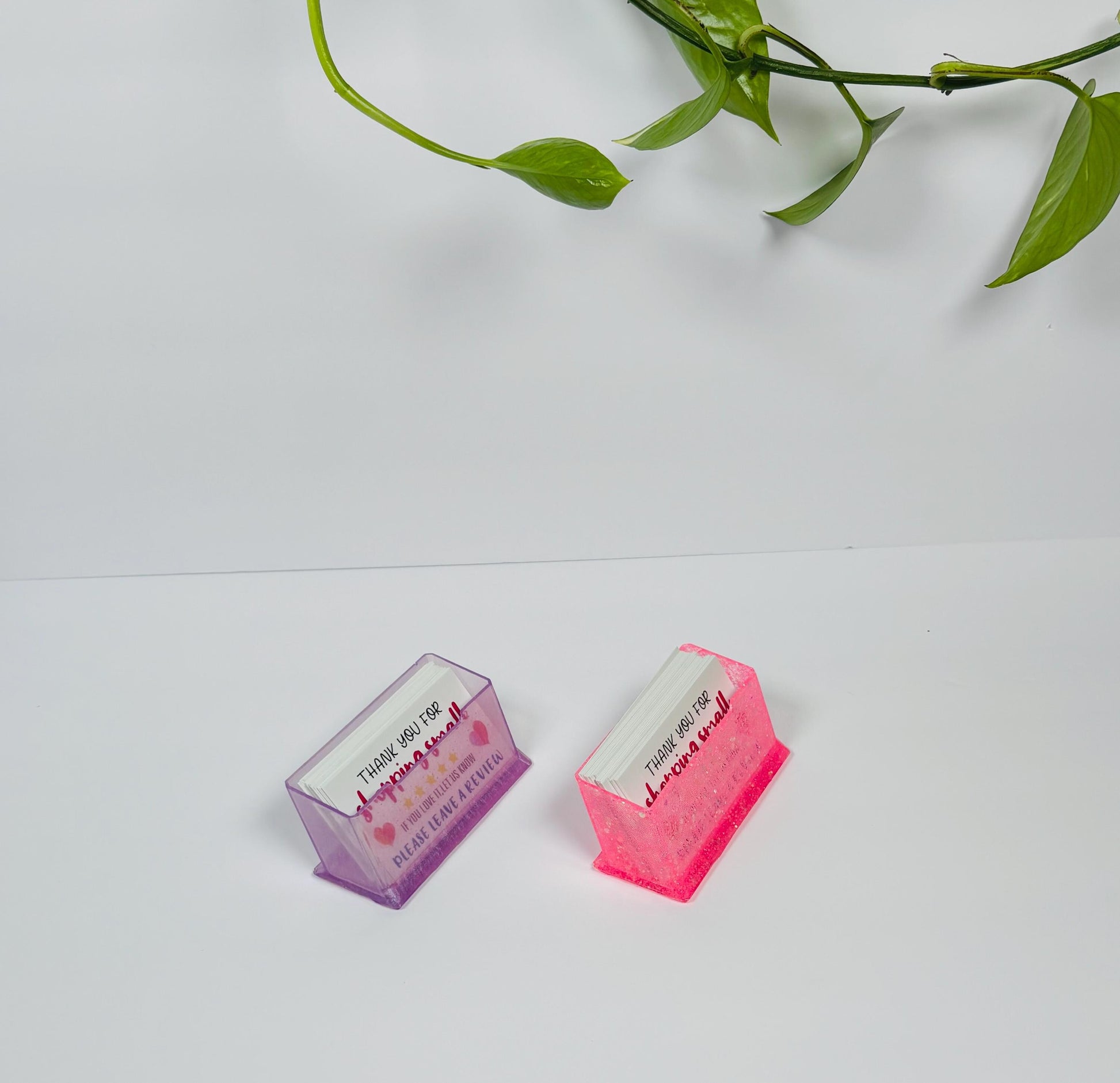Custom Card Holder, Custom Glitter Card Holder, Business card holder