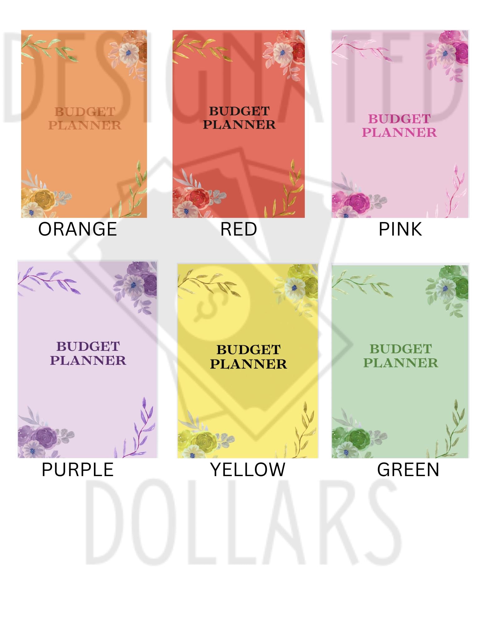Handmade Resin Budget Planner Binder – Solid or Glitter | Cash Envelope Binder | A5 Budget Planner | Budgeting Organizer