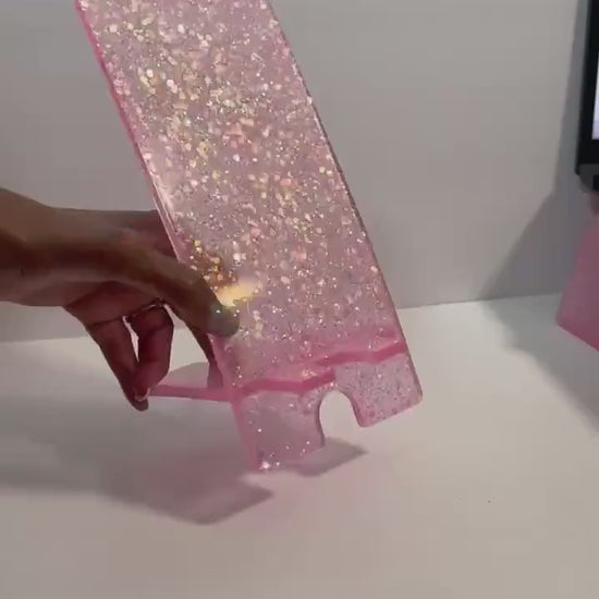 Custom Color Phone Holder, Custom Color Glitter Phone Holder