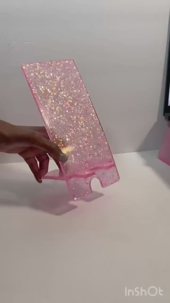 Custom Color Phone Holder, Custom Color Glitter Phone Holder